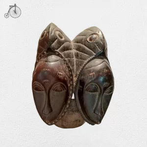 Maschera "Duofertilia" in Legno Anni '70