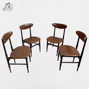 Set Sedie Scandinave Anni '60