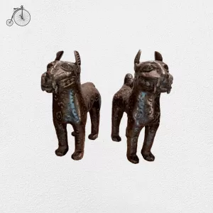 Fusione in Bronzo Cani Africani Anni '30