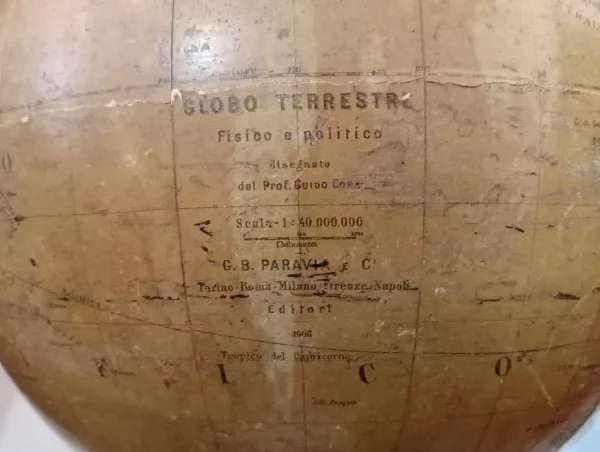 Mappamondo Guido Cora Inizio '900 - immagine 4