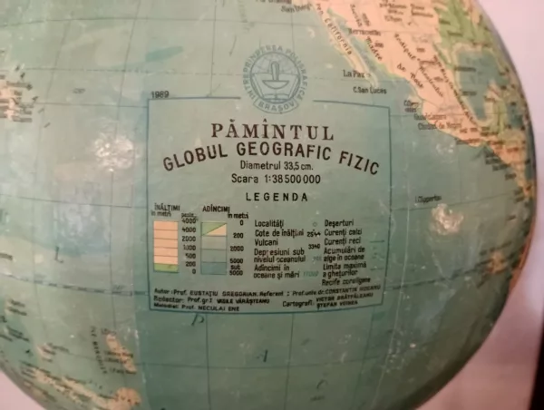 Mappamondo Întreprinderea Brașov 1940 - immagine 3