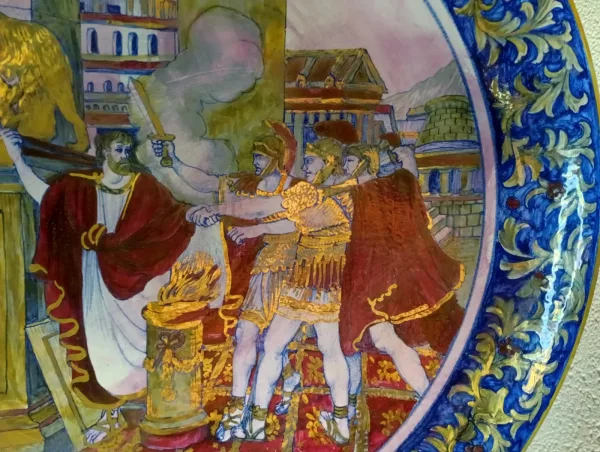 Piatto Nedo da Gualdo III Fuoco Anni '70 - immagine 4