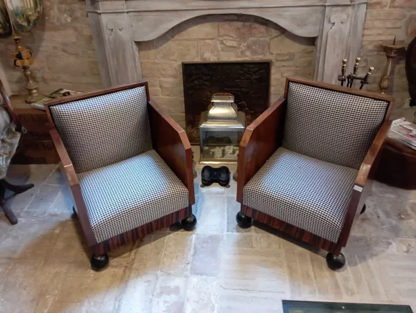 Coppia Poltrone Deco' Anni '20 - immagine 2