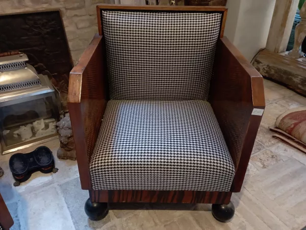 Coppia Poltrone Deco' Anni '20 - immagine 3