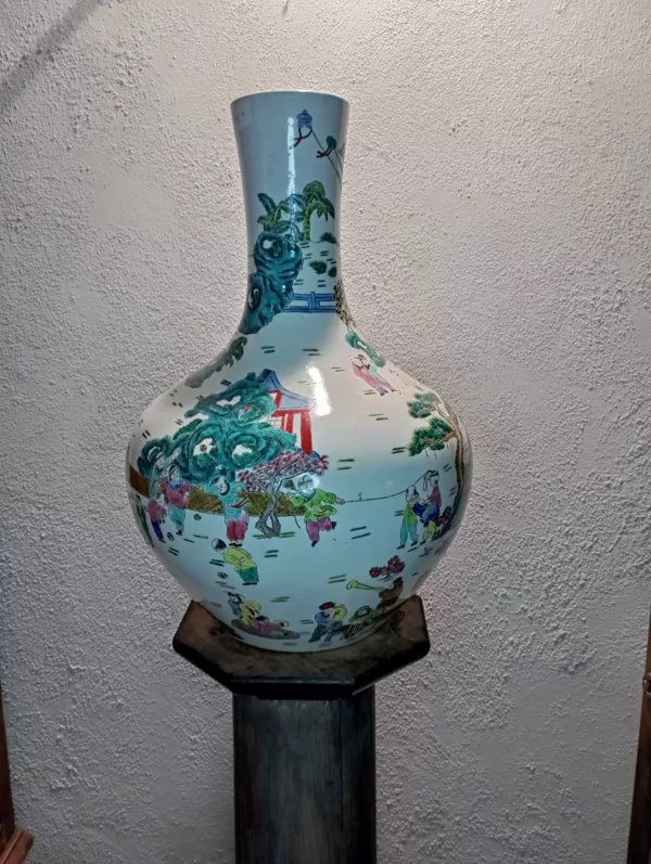 Vaso Qianlong Dinastia Ging 1910 - immagine 3
