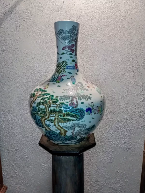 Vaso Qianlong Dinastia Ging 1910 - immagine 6