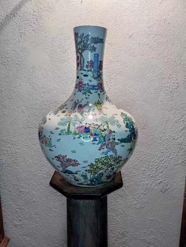 Vaso Qianlong Dinastia Ging 1910 - immagine 5