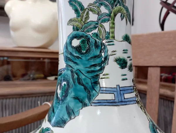 Vaso Qianlong Dinastia Ging 1910 - immagine 8
