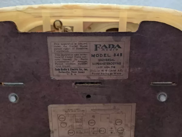 Radio FADA mod.845 "Cloud" 1940 - immagine 6
