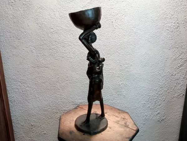 Portatrice d'Acqua Fusione in Bronzo Anni '40 - immagine 5