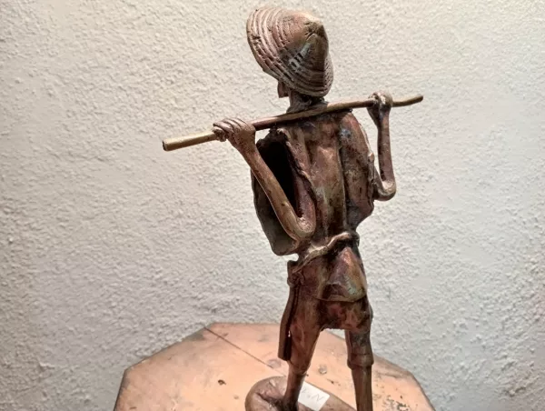 "Portatore" Fusione in Bronzo Anni '20 - immagine 6