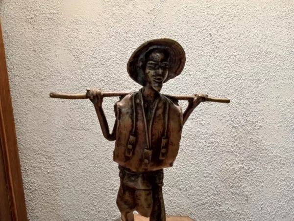 "Portatore" Fusione in Bronzo Anni '20 - immagine 4