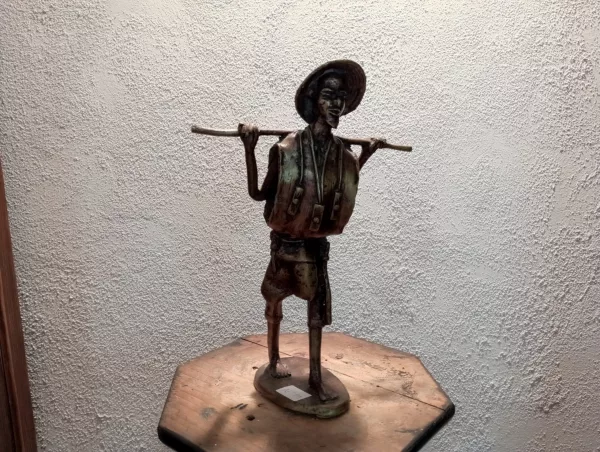 "Portatore" Fusione in Bronzo Anni '20 - immagine 3