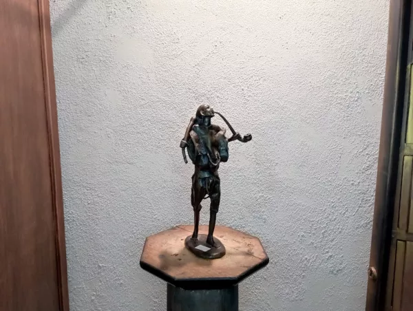 "Fumatore" Fusione in Bronzo Anni '20 - immagine 2