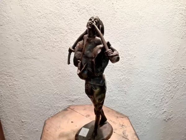 "Fumatore" Fusione in Bronzo Anni '20 - immagine 4