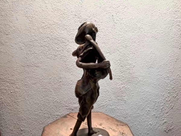 "Fumatore" Fusione in Bronzo Anni '20 - immagine 7