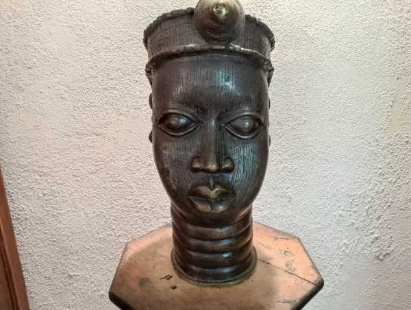 Testa "Ife" Fusione in Bronzo Anni '30 - immagine 7