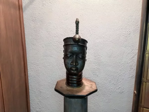 Testa "Ife" Fusione in Bronzo Anni '30 - immagine 2