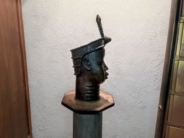 Testa "Ife" Fusione in Bronzo Anni '30 - immagine 3