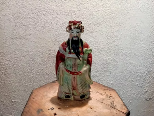 Coppia Statuette Cinesi in Porcellana Anni '60 - immagine 4