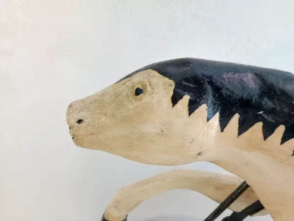 Cavallino Dondolo a Ruote Fine '800 - immagine 6