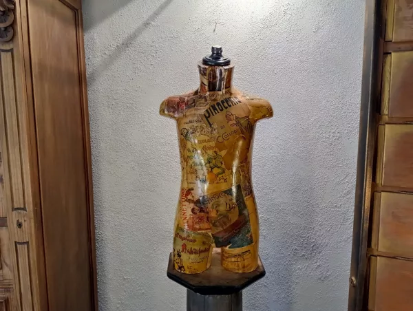 Manichino Patchwork "Pinocchio" Anni '30 - immagine 2