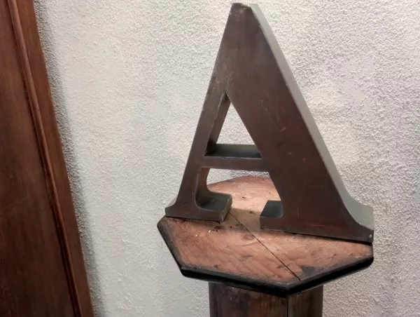 Lettera "A" in Rame - immagine 3