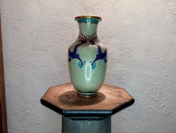 Vaso Draghi in Porcellana Cinese Dipinto a Mano - immagine 5