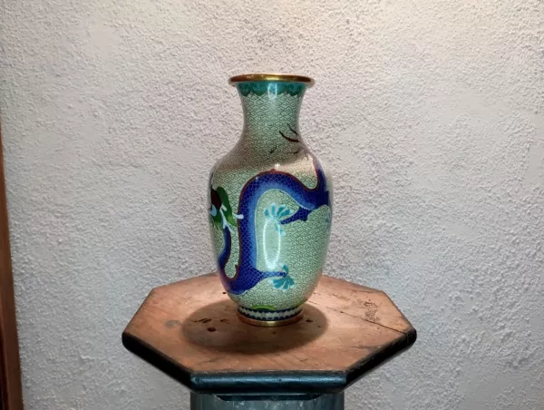 Vaso Draghi in Porcellana Cinese Dipinto a Mano - immagine 6
