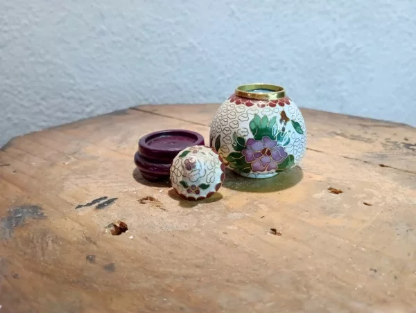 Vaso Cinese Porta Profumo di Piccole Dimensioni - immagine 3