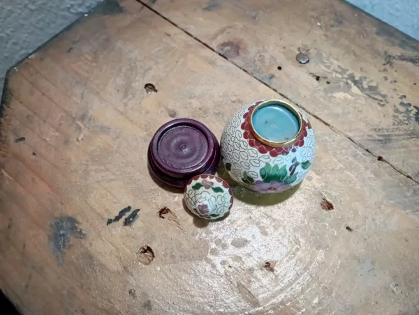 Vaso Cinese Porta Profumo di Piccole Dimensioni - immagine 5