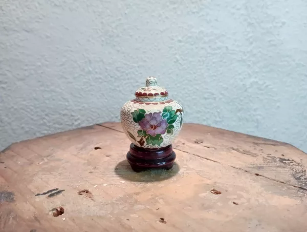 Vaso Cinese Porta Profumo di Piccole Dimensioni - immagine 2