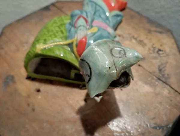 Coppia Portatori in Porcellana Giapponese Inizio '900 - immagine 8