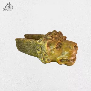 Bocca d'Acqua Leone in Marmo Ocra