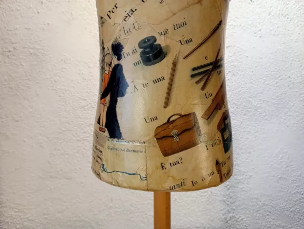 Manichino "Didattica" Decoupage Anni '50 - immagine 5