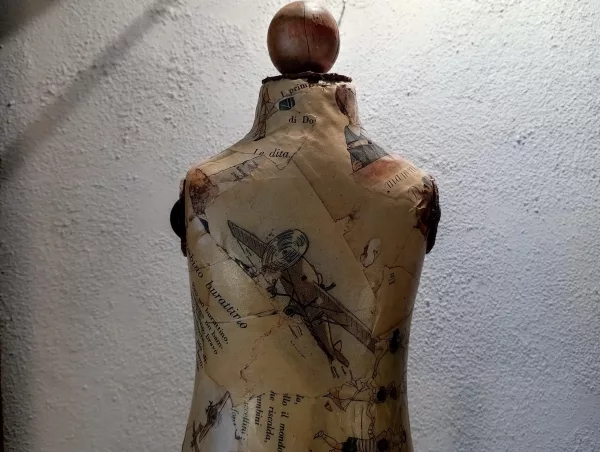 Manichino "Didattica" Decoupage Anni '50 - immagine 9