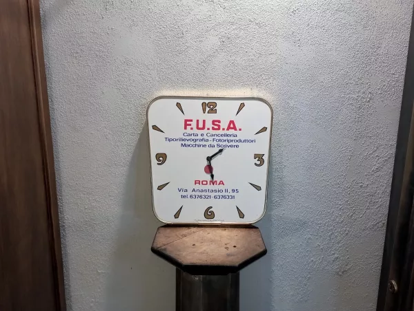 Orologio F.U.S.A. Pubblicitario Anni '50 - immagine 2