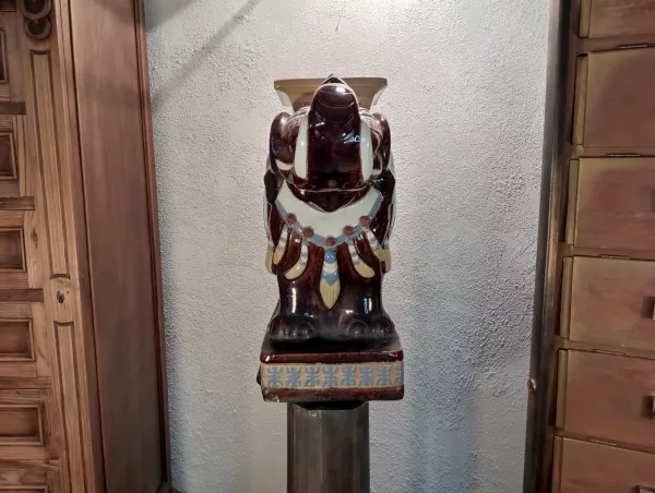 Elefante in Terracotta Cinese Anni '70 - immagine 3