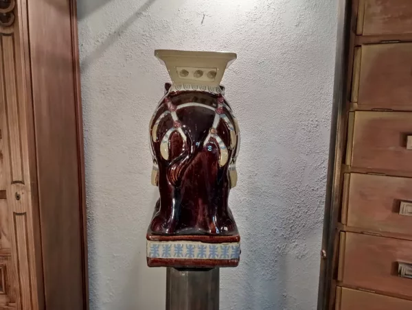 Elefante in Terracotta Cinese Anni '70 - immagine 4