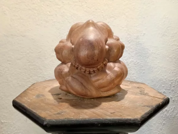 Piccolo Yogi Pensatore in Legno Massiccio - immagine 3