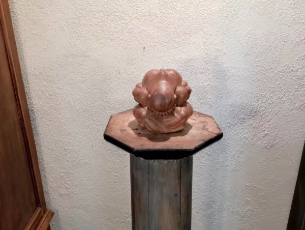Piccolo Yogi Pensatore in Legno Massiccio - immagine 2