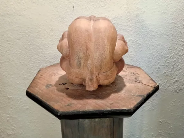 Piccolo Yogi Pensatore in Legno Massiccio - immagine 5