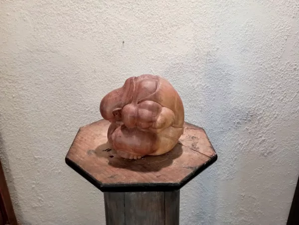 Piccolo Yogi Pensatore in Legno Massiccio - immagine 4