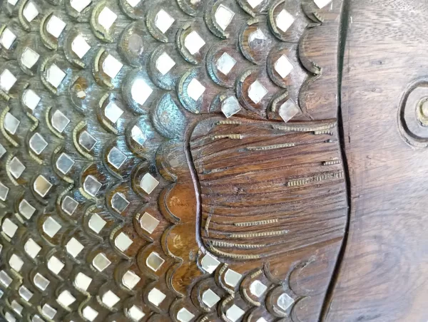 Scultura Lignea Pesce Esotico Anni '70 - immagine 4