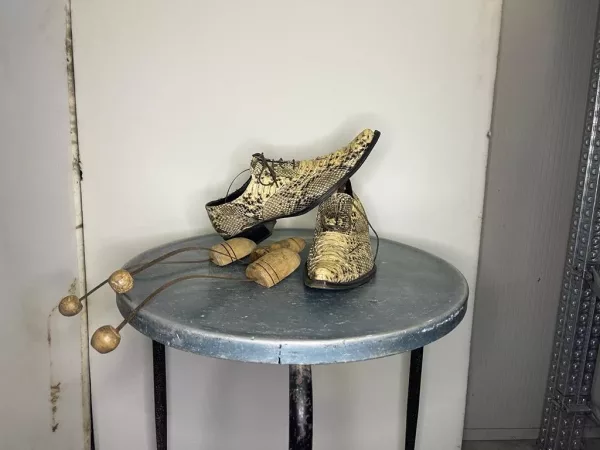 Scarpe Vintage Pitone con Calzanti - immagine 2