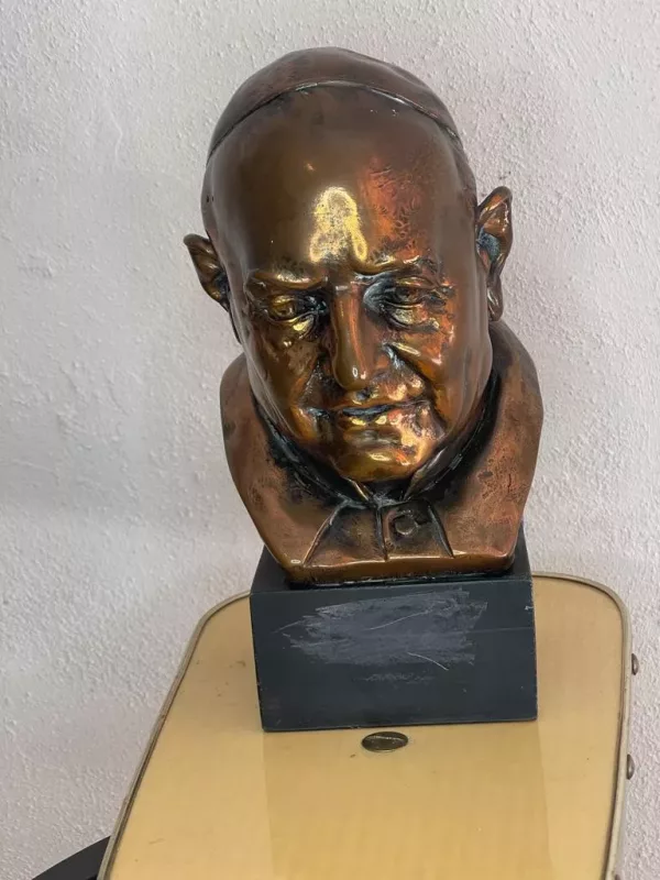 "Il Papa Buono" Fusione in Bronzo Giovanni XXIII - immagine 2