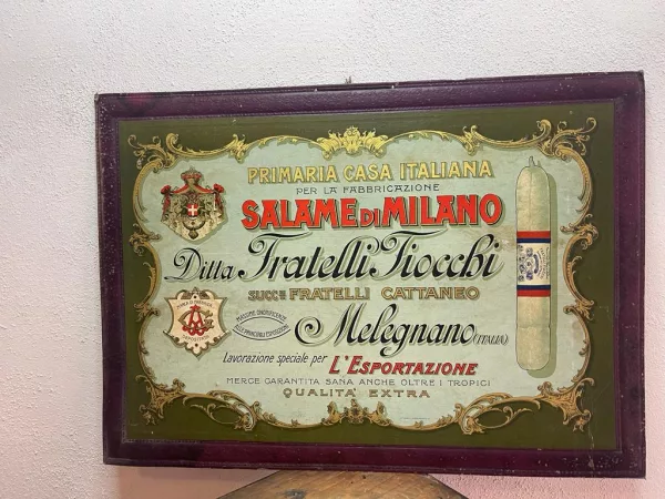 Cartello Pubblicitario Fratelli Fiocchi 1920 - immagine 2