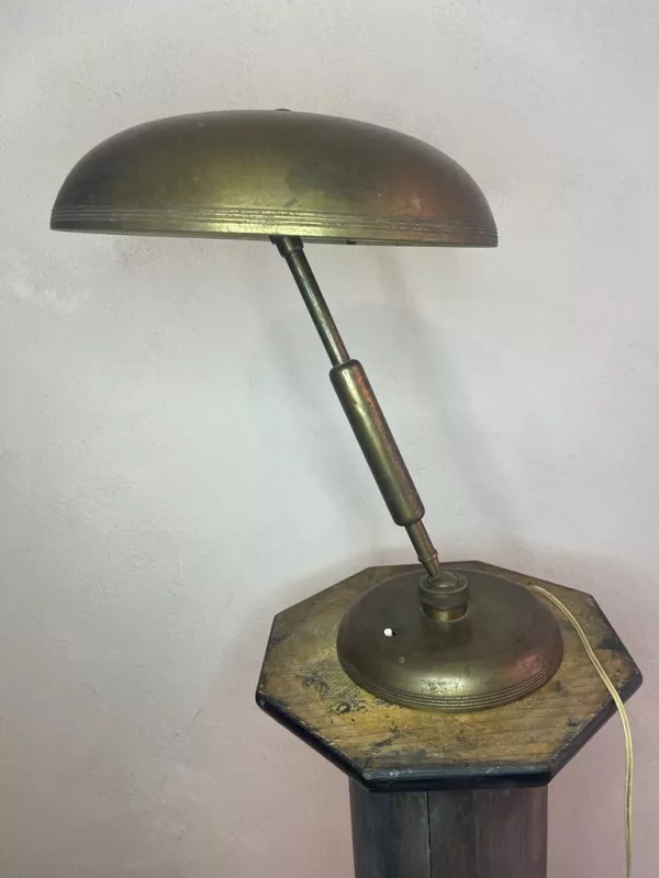 Lampada in Ottone Ministeriale Anni '40 - immagine 2