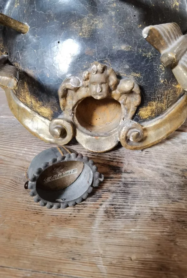 Scultura S.Sebastiano Ligneo del '600 - immagine 9