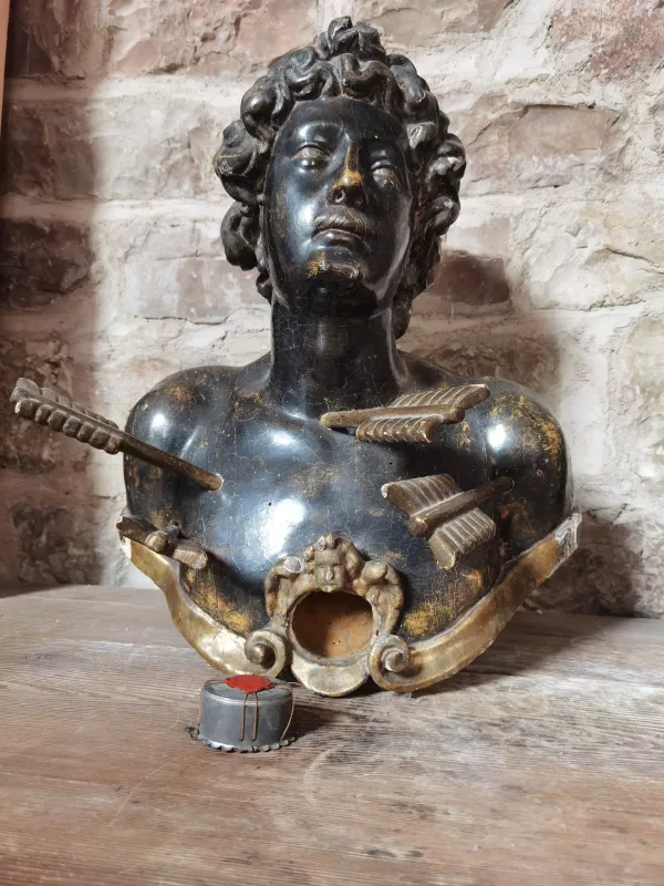 Scultura S.Sebastiano Ligneo del '600 - immagine 2